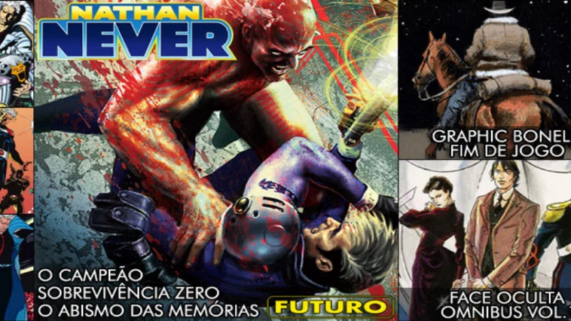 Em Campanha no Catarse: Nathan Never Vol.6 + Fim de Jogo + Face Oculta Vol.1